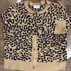 Old Navy Women's Animal Print Cardigan MD